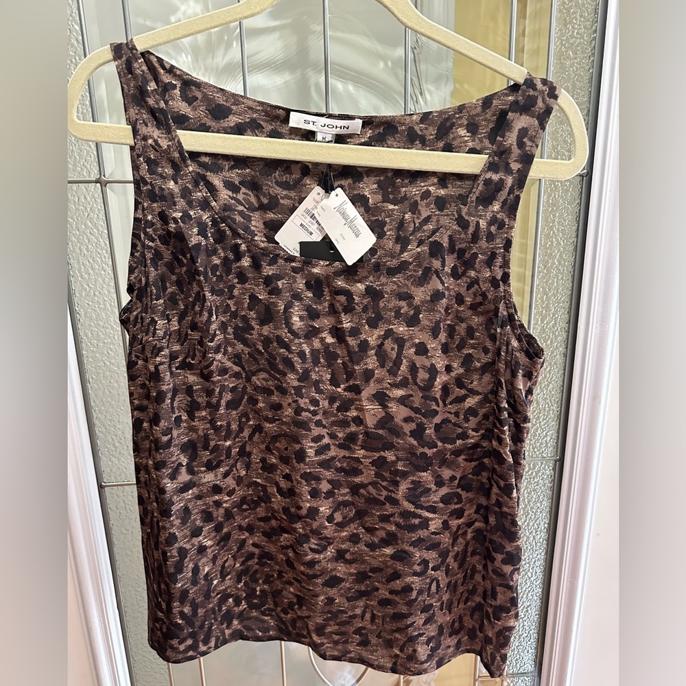 St. John camisole new with tags size M! Great for under a blazer or by itself.